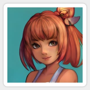 Anime Charaters  Anime Girl Otaku Sticker